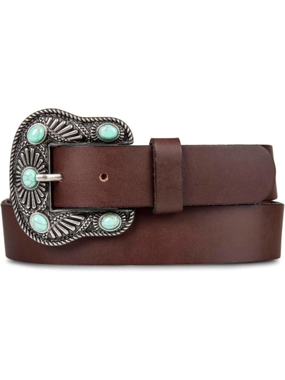 Stylish Women's Western Leather Belt | Vintage Fashion | Buffalo Leather